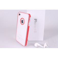 Накладка Чохол iPhone 4/4s красная