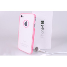 Накладка Чохол iPhone 4/4s розовая
