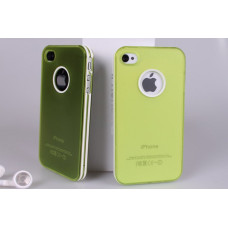 Чохол накладка для iPhone 4/4s салатовая