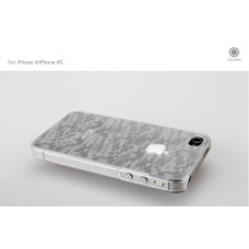 Накладка-Чохол для iPhone 4s GGMM Digtal Crystal White