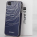Накладка-чехол для iPhone 4s GGMM Engrave-Lines Blue / blue