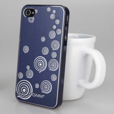 Накладка-Чохол для iPhone 4s GGMM Engrave-Balloon Blue / blue