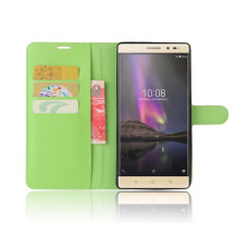 Чехол Lenovo Phab 2 Pro PB2-690M 6.4 Cover leather book apple green