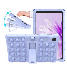 Чехол Samsung Galaxy Tab A11 8.7 2025 X130 X135 Silicone pop it lilac