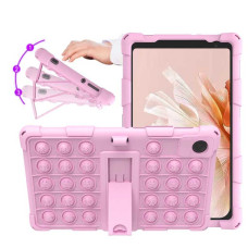 Чехол Samsung Galaxy Tab A11 8.7 2025 X130 X135 Silicone pop it pink