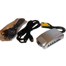 PC Laptop VGA to TV Signal Converter Box