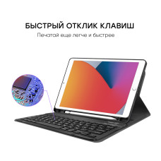 Чохол AIRON Premium для iPad 10.2 '' 2019/2020 7 / 8th Gen та Air 3 з Bluetooth клавіатурою Black Чохол AIRON Premium для iPad 10.2 '' 2019/2020 7 / 8th Gen та Air 3 з Bluetooth клавіатурою Black