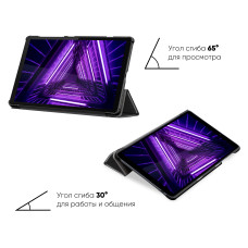 Чохол AIRON Premium для Lenovo Tab M10 HD (2nd Gen) TB-X306F із захисною плівкою і серветкою Black 