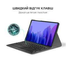 Чохол AIRON Premium для Samsung Galaxy Tab A7 T500 з Bluetooth клавіатурою з тачпадом Black 