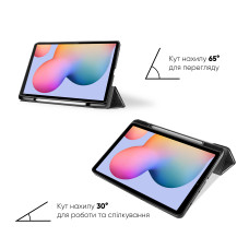 Чохол AIRON Premium SOFT для Samsung Galaxy Tab S6 Lite (SM-P610 / P615) із захисною плівкою і серветкою Black Чохол AIRON Premium SOFT для Samsung Galaxy Tab S6 Lite (SM-P610 / P615) із захисною плівкою і серветкою Black