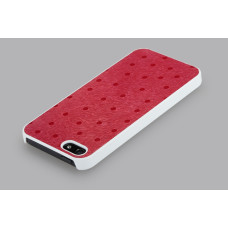 Чехол iPhone 5 GGMM Genuine leather Glamour Dot Red Чехол iPhone 5 GGMM Genuine leather Glamour Dot Red