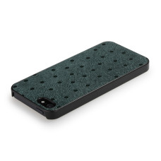Чехол iPhone 5G GMM Genuine leather Glamour Dot Green Чехол iPhone 5G GMM Genuine leather Glamour Dot Green