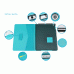 Чохол iPad Air iPad 5 Rock mint green 360 градусов