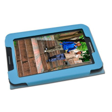 Чохол Lenovo pad A5000-E Leather case sky blue