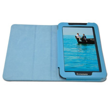 Чохол Lenovo pad A5000-E Leather case sky blue