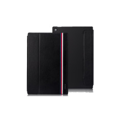 Чехол Sony Xperia Z 10.1 Labato leather case black (line red) Чехол Sony Xperia Z 10.1 Labato leather case black (line red)