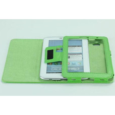 Чехол SAMSUNG GALAXY tab 2 7.0 p3100, p3110 Classic book cover apple green