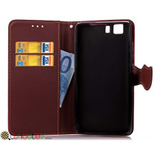 Чохол doogee x5 cover book case brown