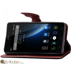 Чохол doogee x5 cover book case brown