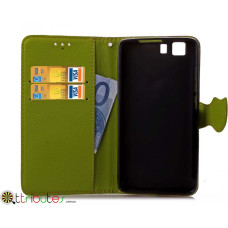 Чохол doogee x5 cover book case apple green
