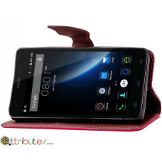 Чохол doogee x5 cover book case rose red