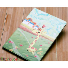 Чохол Apple iPad pro 9.7 Print book cover giraffe square Чохол Apple iPad pro 9.7 Print book cover giraffe square
