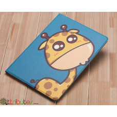 Чохол Apple iPad pro 9.7 Print book cover giraffe blue