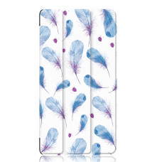 Чехол Lenovo Tab 4 TB-7304F 7.0 Print ultraslim Essential feathers