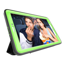 Чохол Samsung Galaxy Tab a 10.1 t585 t580 Armor book cover black-apple green