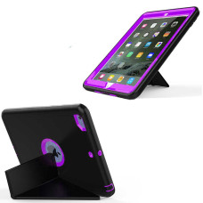 Чехол Apple iPad 2017 2018 9.7 Armor origami book cover black-purple Чехол Apple iPad 2017 2018 9.7 Armor origami book cover black-purple