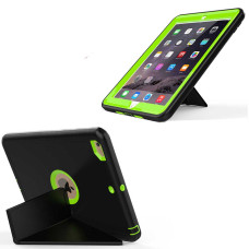 Чохол Apple iPad 2017 2018 9.7 Armor origami book cover black-apple green Чохол Apple iPad 2017 2018 9.7 Armor origami book cover black-apple green