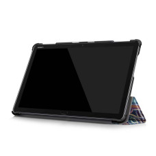 Чехол HUAWEI MediaPad M5 Lite 10.1 Print ultraslim leaflets
