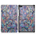 Чехол Lenovo Tab E7 TB-7104I Print ultraslim leaves