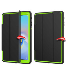 Чехол Samsung Galaxy Tab A t590 t595 10.5 Armor book cover black-apple green Чехол Samsung Galaxy Tab A t590 t595 10.5 Armor book cover black-apple green
