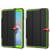 Чехол Samsung Galaxy Tab A t590 t595 10.5 Armor book cover black-apple green Чехол Samsung Galaxy Tab A t590 t595 10.5 Armor book cover black-apple green