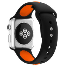 Ремешок Apple Watch Line Sport Band black-orange