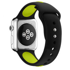 Ремінець Apple Watch Line Sport Band black-apple green