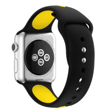 Ремінець Apple Watch Line Sport Band black-yellow