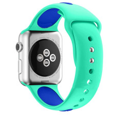 Ремінець Apple Watch Line Sport Band mint green-dark blue Ремінець Apple Watch Line Sport Band mint green-dark blue