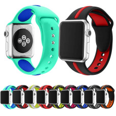 Ремінець Apple Watch Line Sport Band black-apple green