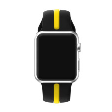 Ремінець Apple Watch Line Sport Band black-yellow