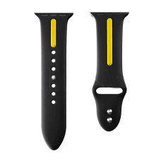 Ремінець Apple Watch Line Sport Band black-yellow
