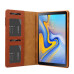 Omar чохол для Samsung Galaxy Tab S4 10.5 sm-t835 t830 book cover brown