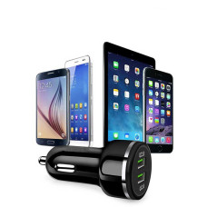 Автомобільна зарядка Quick charge 3.0 black Автомобільна зарядка Quick charge 3.0 black