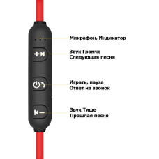 Бездротові навушники Athlete Series sport red 