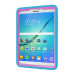 Чехол Samsung Galaxy Tab S2 9.7 SM-t819 t813 t810 t815 Armor gum book cover sky blue-rose red