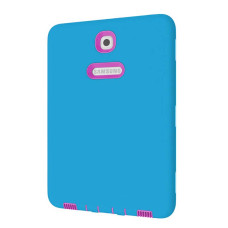 Чехол Samsung Galaxy Tab S2 9.7 SM-t819 t813 t810 t815 Armor gum book cover sky blue-rose red