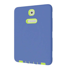 Чехол Samsung Galaxy Tab S2 9.7 SM-t819 t813 t810 t815 Armor gum book cover dark blue-apple green
