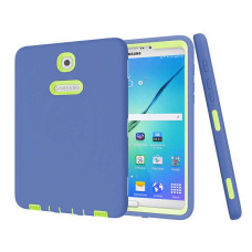 Чехол Samsung Galaxy Tab S2 9.7 SM-t819 t813 t810 t815 Armor gum book cover dark blue-apple green