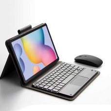 Чохол Samsung Galaxy Tab A7 10.4 2020 SM-T505 SM-T500 TouchPad Seenda Bluetooth клавиатура black